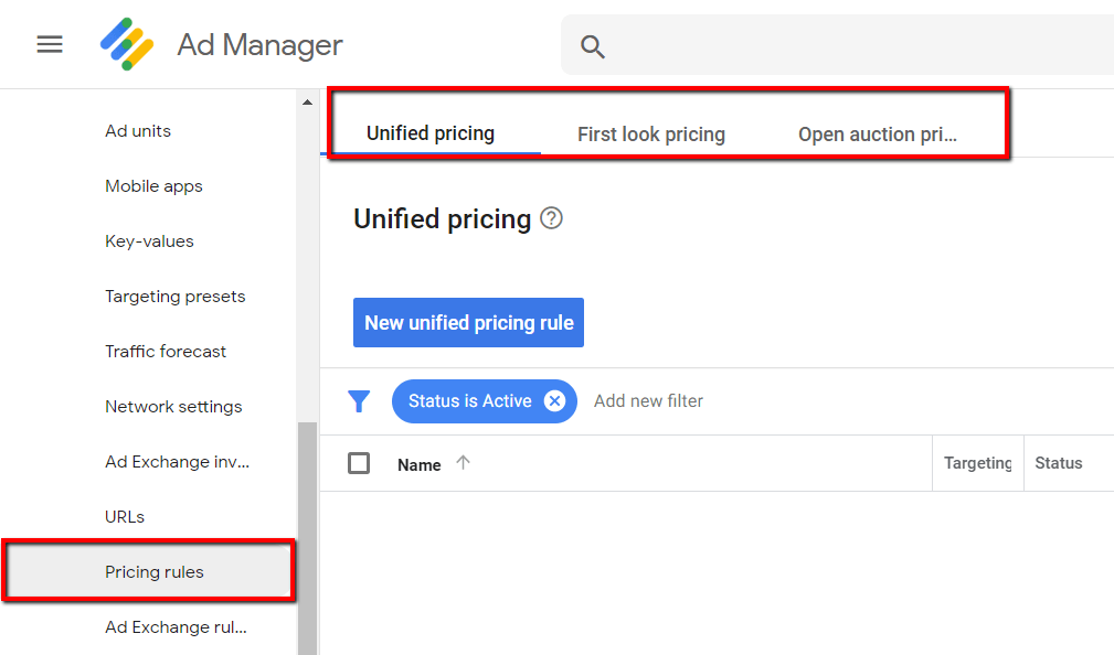 Google Ad Exchange First Price Auction - Unified Pricing Rules -Learn How To Setup Pricing Rules